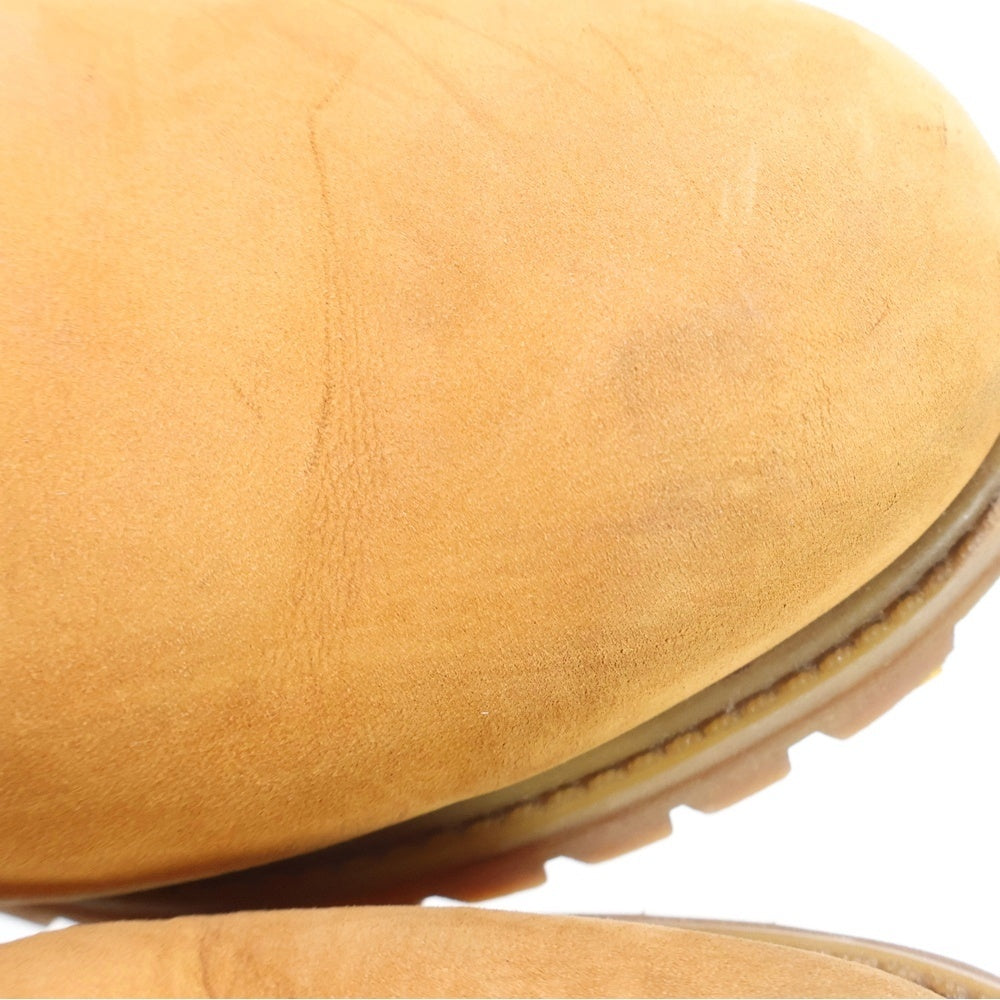 Timberland(ティンバーランド) ×WOOLRICH 6INCH PREMIUM BOOT FABRIC WHEAT ×ウールリッチ 6インチ プレミアム ファブリック ウィート スエード トレッキング ブーツ US8.5/26.5cm 33561