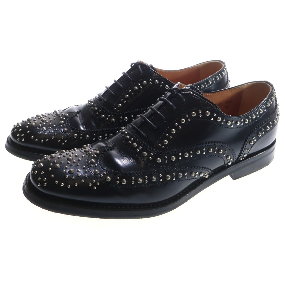 Church's(チャーチ) BURWOOD MET バーウッド メット シルバースタッズ レザードレスシューズ レディース ブラック 8746/01