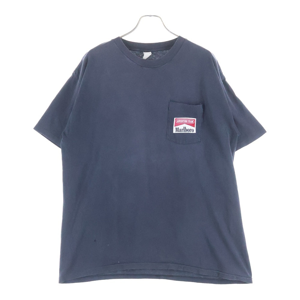 VINTAGE(ヴィンテージ) 90S VINTAGE MARLBORO SNAKE PASS POCKET TEE ヴィンテージ USA製 マルボロ スネークパス ポケット半袖Tシャツ カットソー ブラック