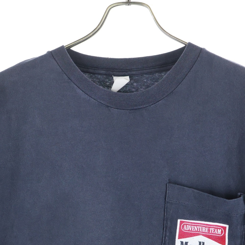 VINTAGE(ヴィンテージ) 90S VINTAGE MARLBORO SNAKE PASS POCKET TEE ヴィンテージ USA製 マルボロ スネークパス ポケット半袖Tシャツ カットソー ブラック