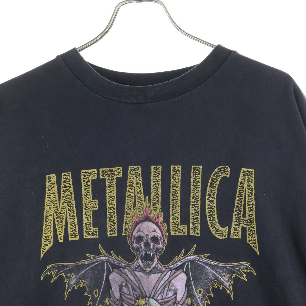 VINTAGE(ヴィンテージ) 90S VINTAGE METALLICA PUSHEAD KING NOTHING GIANT ヴィンテージ メタリカ パスヘッド キングナッシング 両面プリント クルーネック 半袖Tシャツ カットソー