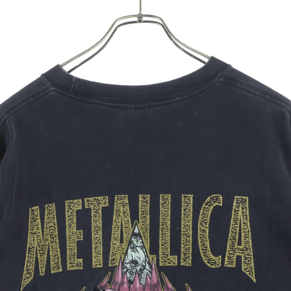 VINTAGE(ヴィンテージ) 90S VINTAGE METALLICA PUSHEAD KING NOTHING GIANT ヴィンテージ メタリカ パスヘッド キングナッシング 両面プリント クルーネック 半袖Tシャツ カットソー