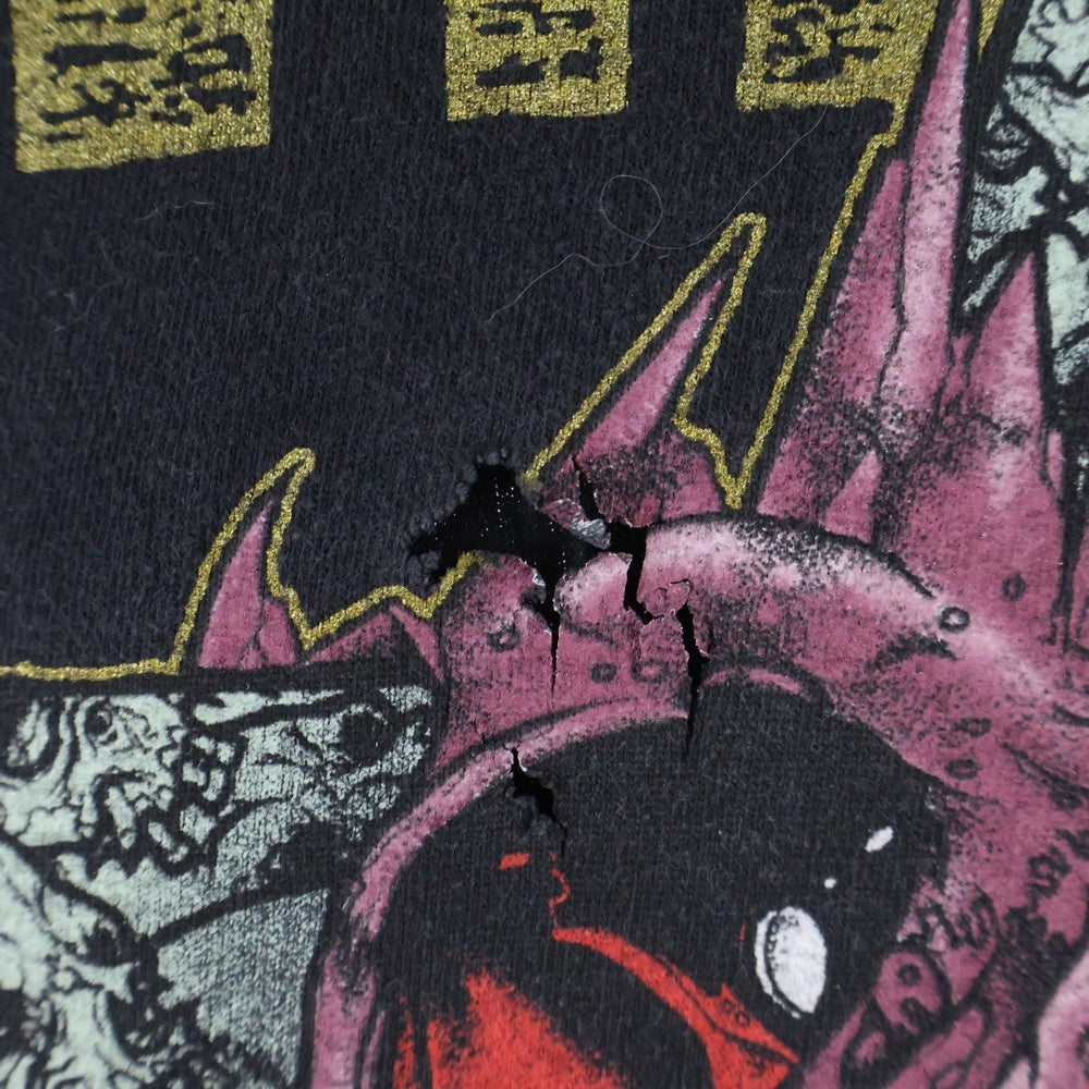 VINTAGE(ヴィンテージ) 90S VINTAGE METALLICA PUSHEAD KING NOTHING GIANT ヴィンテージ メタリカ パスヘッド キングナッシング 両面プリント クルーネック 半袖Tシャツ カットソー