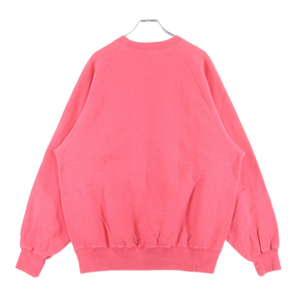 NEXUS7(ネクサスセブン) SPRUCE CREW NECK SWEAT 日本製 スプルース クルーネック ラグランスウェット トレーナー ピンク RRS-NNK-COB