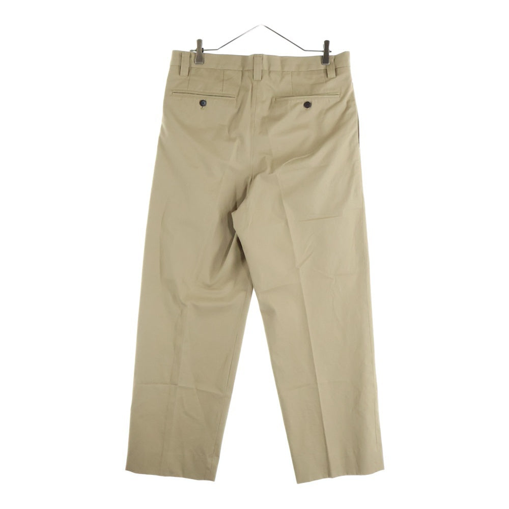 VISVIM(ヴィスヴィム) 24SS MCCLOUD SLACKS マクラウド コットン スリータック スラックスパンツ ベージュ 0124305008001