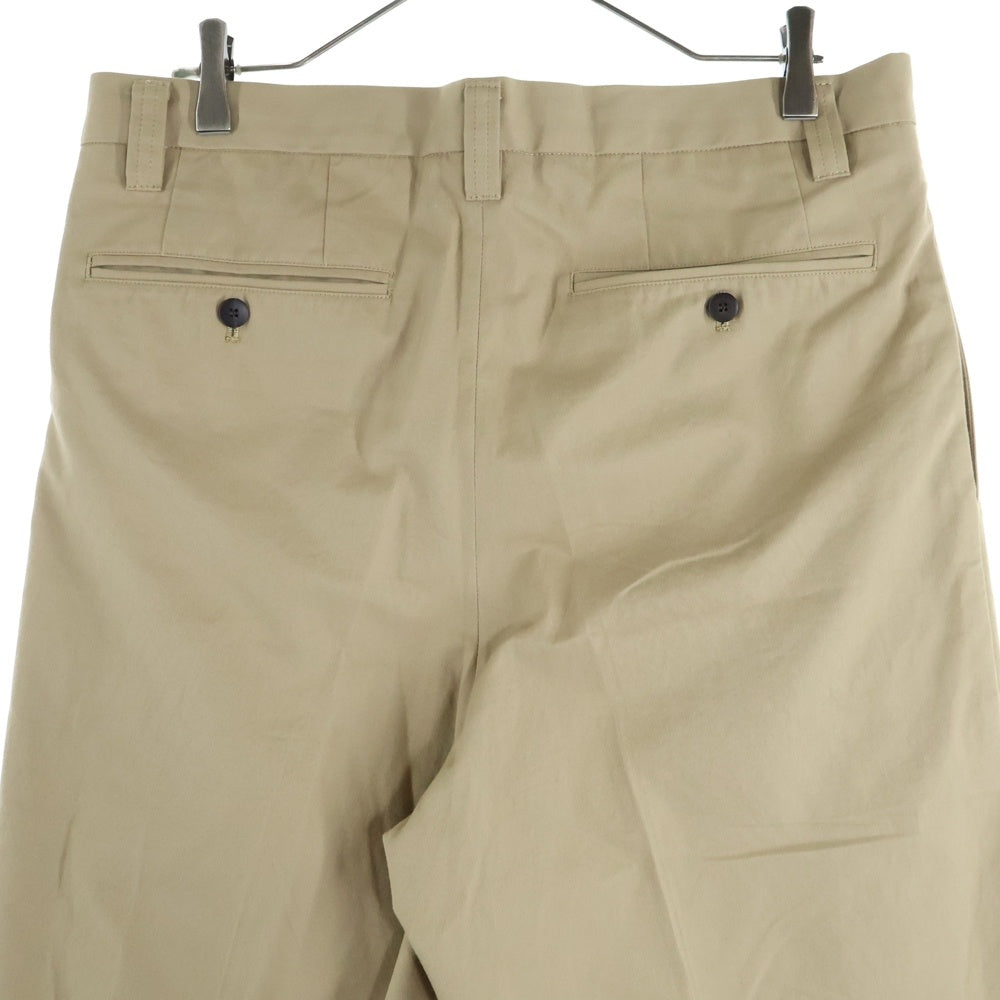 VISVIM(ヴィスヴィム) 24SS MCCLOUD SLACKS マクラウド コットン スリータック スラックスパンツ ベージュ 0124305008001