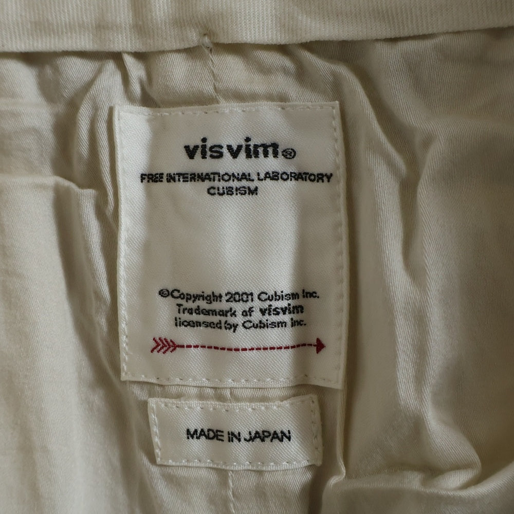 VISVIM(ヴィスヴィム) 24SS MCCLOUD SLACKS マクラウド コットン スリータック スラックスパンツ ベージュ 0124305008001