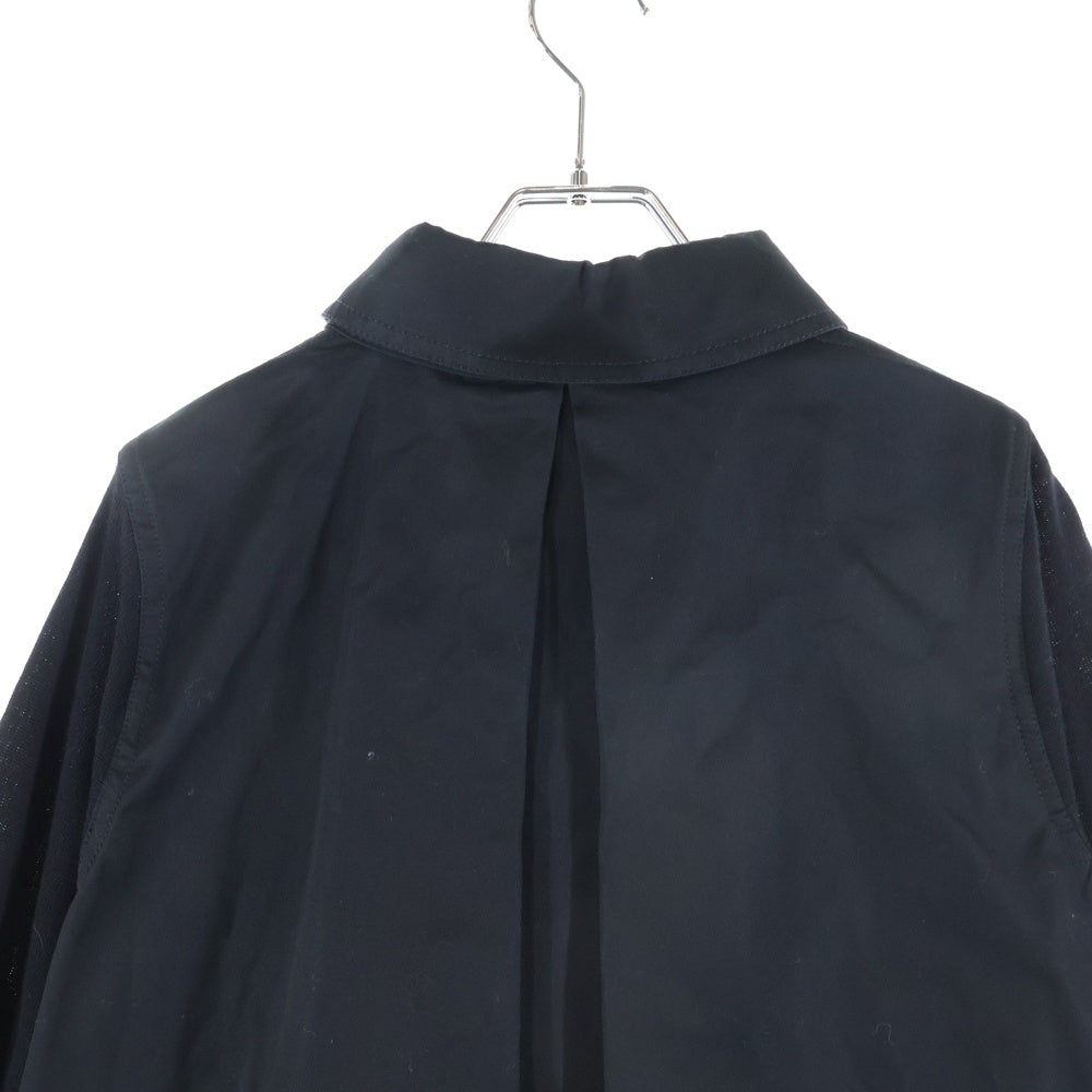 Sacai(サカイ) ドッキングレギュラーカラーニットワンピース セーター レディース ブラック 13-01886