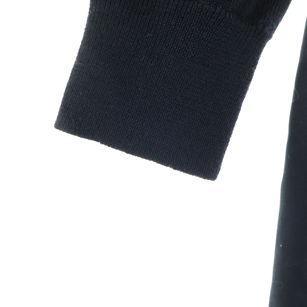 Sacai(サカイ) ドッキングレギュラーカラーニットワンピース セーター レディース ブラック 13-01886