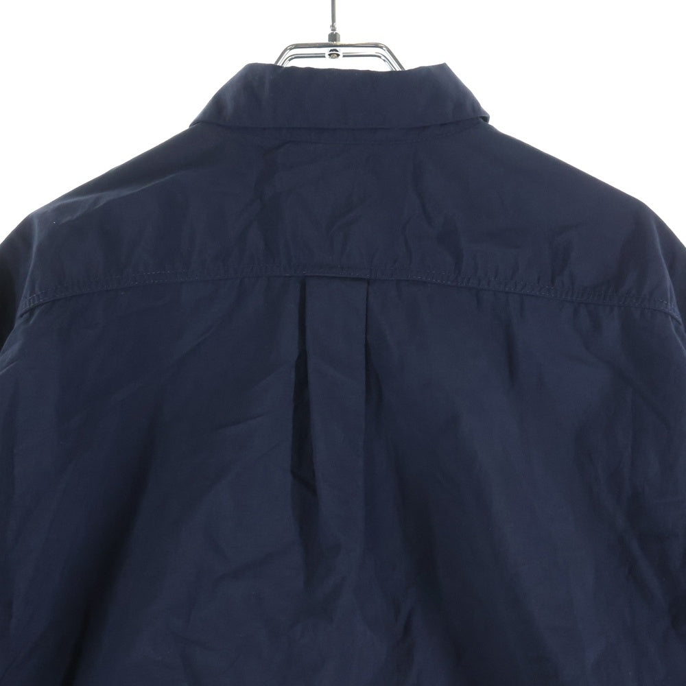 ADAM ET ROPE WILD LIFE TAILOR(ワイルドライフテーラー) ワッシャー ナイロン タスラン レギュラーカラー 長袖シャツ ネイビー GPG-44030-A