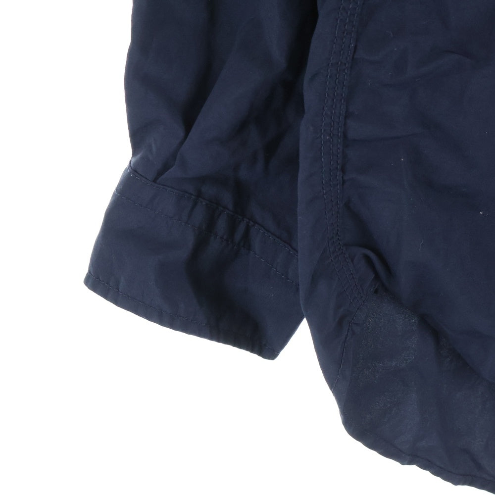 ADAM ET ROPE WILD LIFE TAILOR(ワイルドライフテーラー) ワッシャー ナイロン タスラン レギュラーカラー 長袖シャツ ネイビー GPG-44030-A