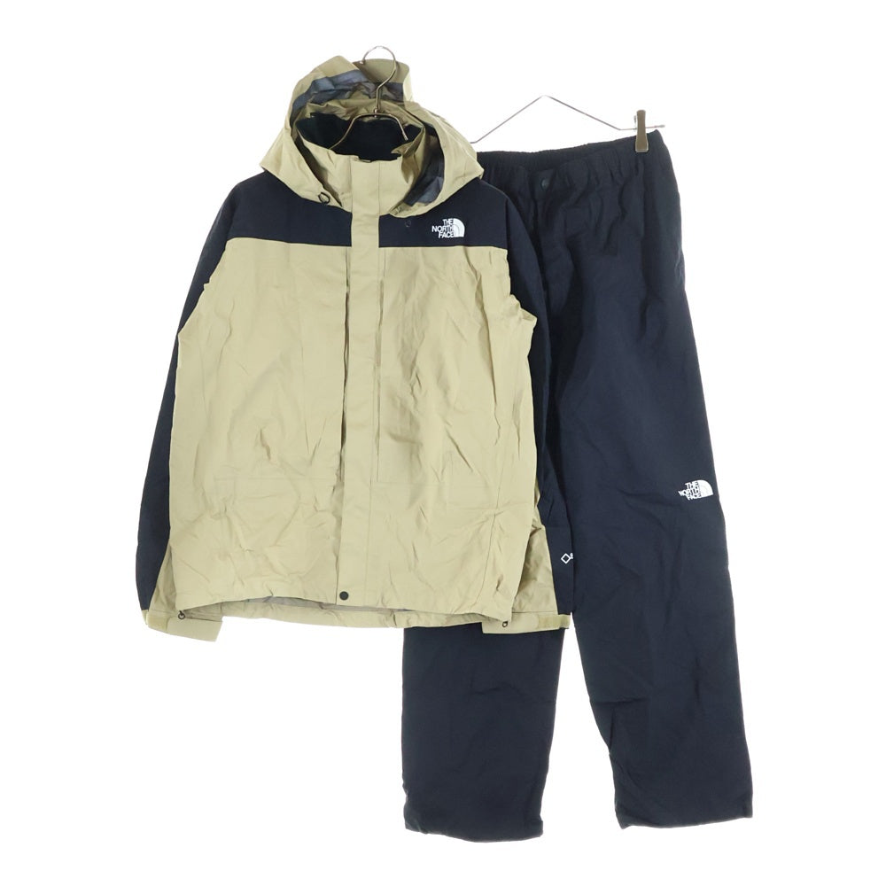 THE NORTH FACE(ザノースフェイス) RAINTEX PLASMA GORE-TEX レインテックス プラズマ ナイロンジャケット ナイロンパンツ セットアップ ゴアテックス ベージュ/ブラック NP11700