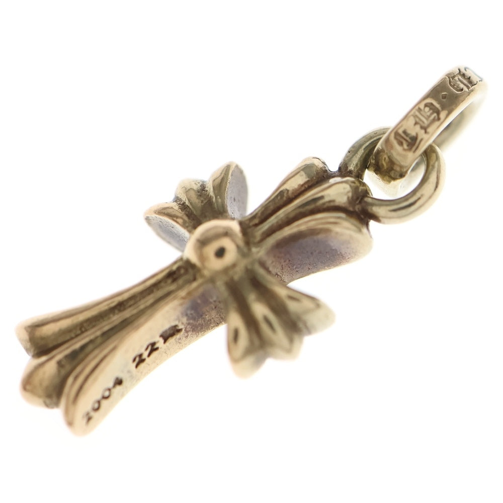 CHROME HEARTS(クロムハーツ) 22K CRS BBYFAT ベイビーファットクロス ペンダントトップ ゴールド BCA037