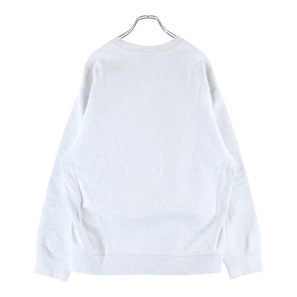 Carhartt WIP(カーハート ダブリューアイピー) AMERICAN SCRIPT SWEATSHIRT アメリカンスクリプト フロントロゴエンブロイダリー クルーネック スウェット トレーナー グレー I025475