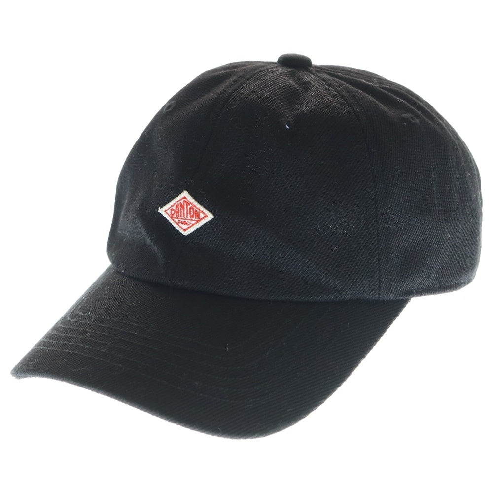 DANTON(ダントン) ロゴワッペン 6パネル キャップ 帽子 ブラック KR22-113-02