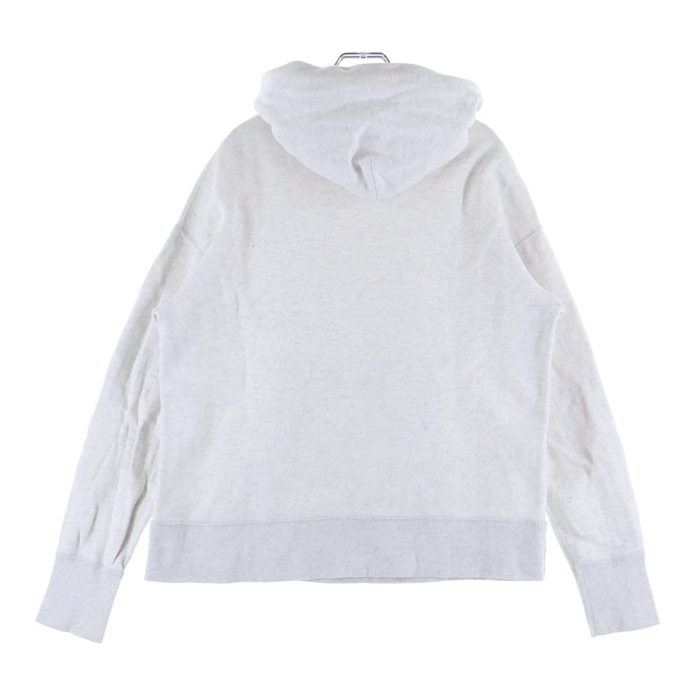 TOUJOURS(トゥジュー) コットン プルオーバーフーディー パーカー スウェット グレー