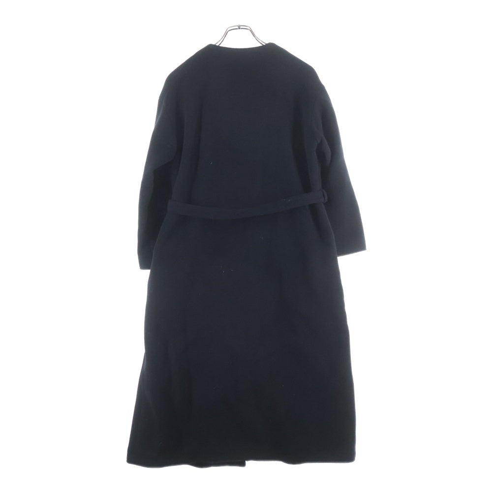 NO BRAND(ノーブランド) SEMOH セモー ノーカラートレンチコート レディース ブラック