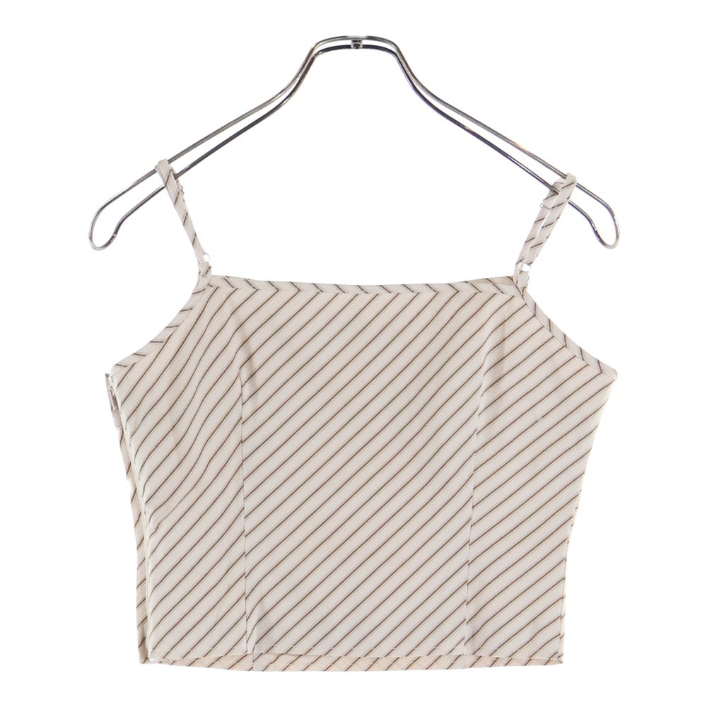 NO BRAND(ノーブランド) ANDMARY アンドマリー JAD PLEATS SET UP ジャド プリーツ セットアップ 3ピース ホワイト/ベージュ AM1410 レディース