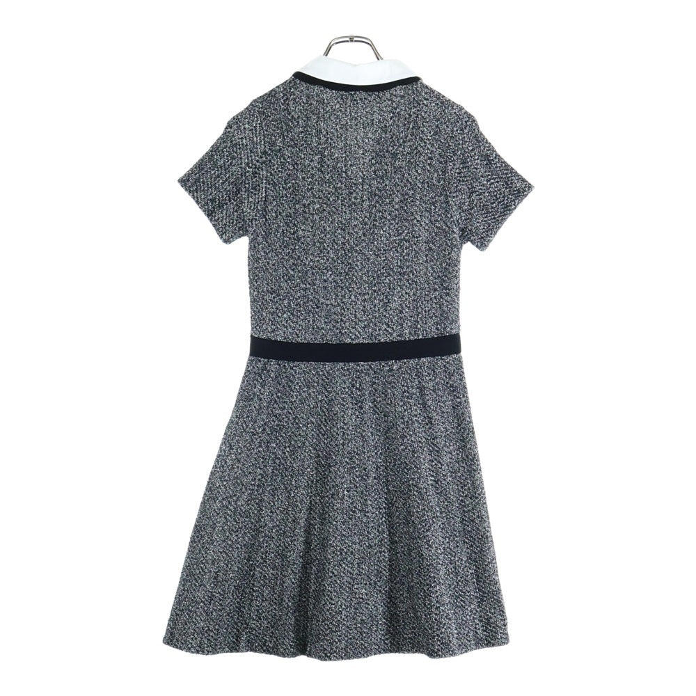 NO BRAND(ノーブランド) Her lip to ハーリップトゥ SAN ROCCO TWEED KNIT DRESS サン ロッコ ツイード ニットドレス ブラック/ホワイト レディース 1251305129