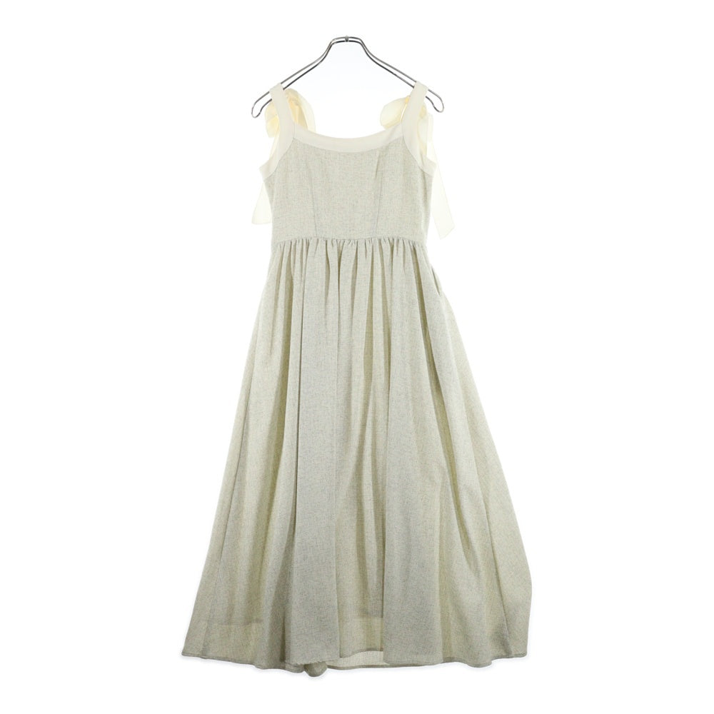 Her lip to(ハーリップトゥ) VERONA TWEED LONG DRESS ヴェローナ ツイード キャミロングドレス アイボリー レディース 1252305199