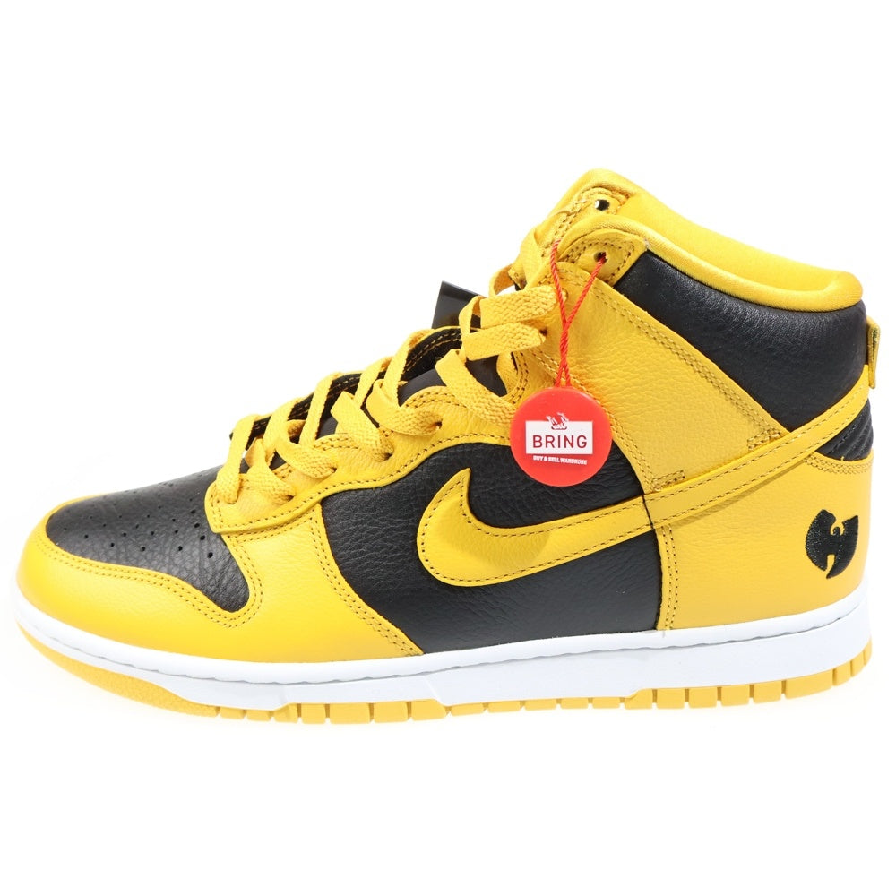 NIKE(ナイキ) ×Wu-Tang Clan DUNK HIGH ウータンクラン ダンク ハイカットスニーカー イエロー/ブラック US10.5/28.5cm HJ4320-001