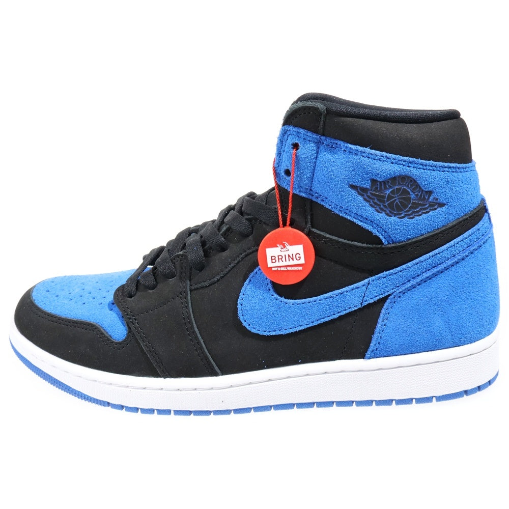 NIKE(ナイキ) AIR JORDAN 1 RETRO HIGH OG ROYAL REIMAGINED エアジョーダン1 レトロ ロイヤル リイマジンド ハイカットスニーカー ブラック/ブルー US11/29cm DZ5485-042