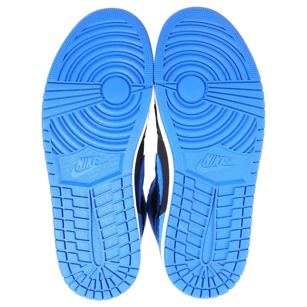 NIKE(ナイキ) AIR JORDAN 1 RETRO HIGH OG ROYAL REIMAGINED エアジョーダン1 レトロ ロイヤル リイマジンド ハイカットスニーカー ブラック/ブルー US11/29cm DZ5485-042