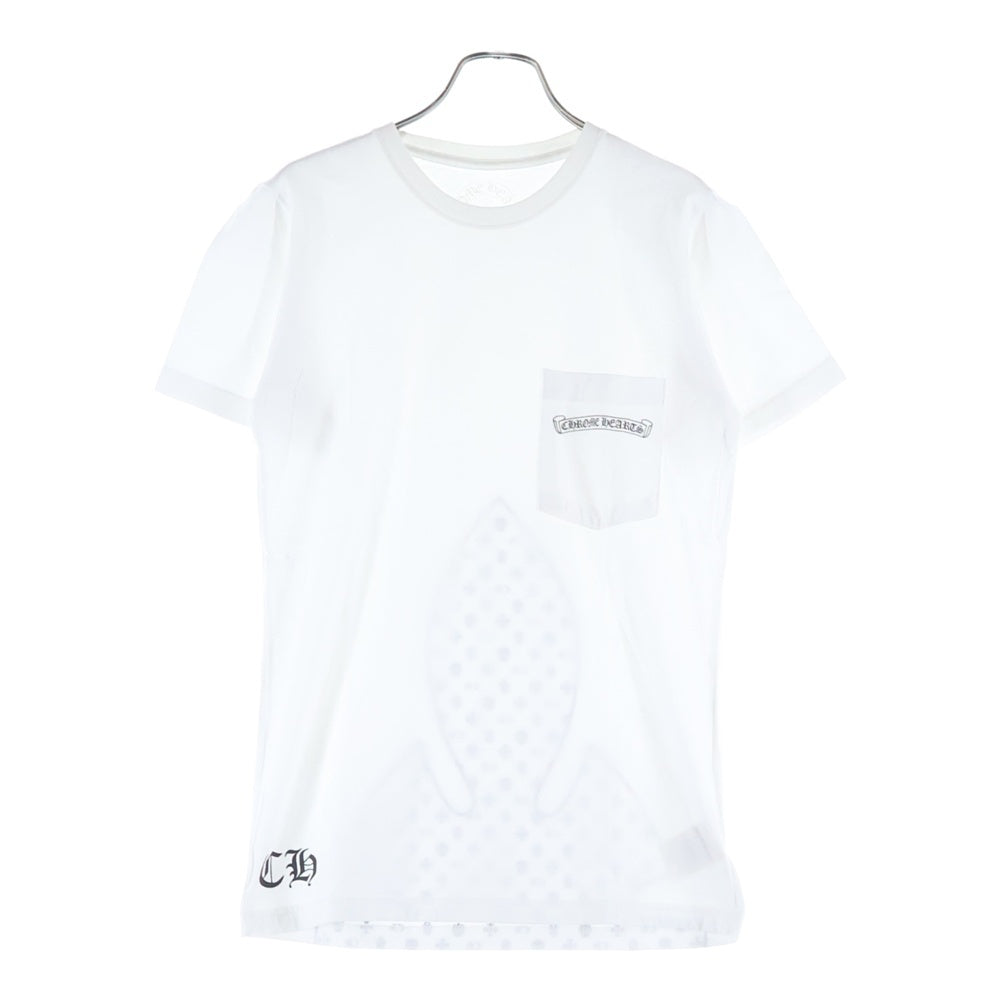 CHROME HEARTS(クロムハーツ) FLEURKNEE TEE フレアニー プリント クルーネック 半袖Tシャツ カットソー ホワイト