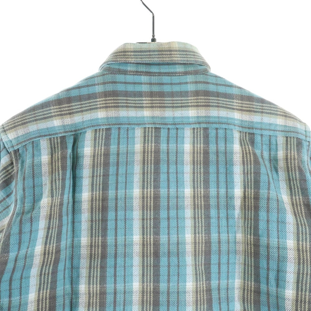 CAMCO(カムコ) 胸ポケットデザイン チェック柄 ヘビー 長袖シャツ マルチ