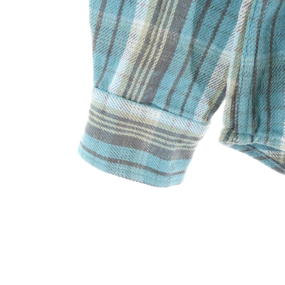 CAMCO(カムコ) 胸ポケットデザイン チェック柄 ヘビー 長袖シャツ マルチ