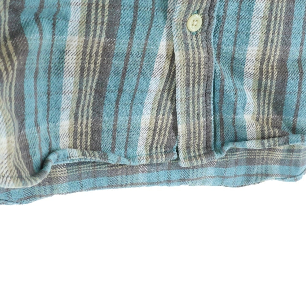 CAMCO(カムコ) 胸ポケットデザイン チェック柄 ヘビー 長袖シャツ マルチ