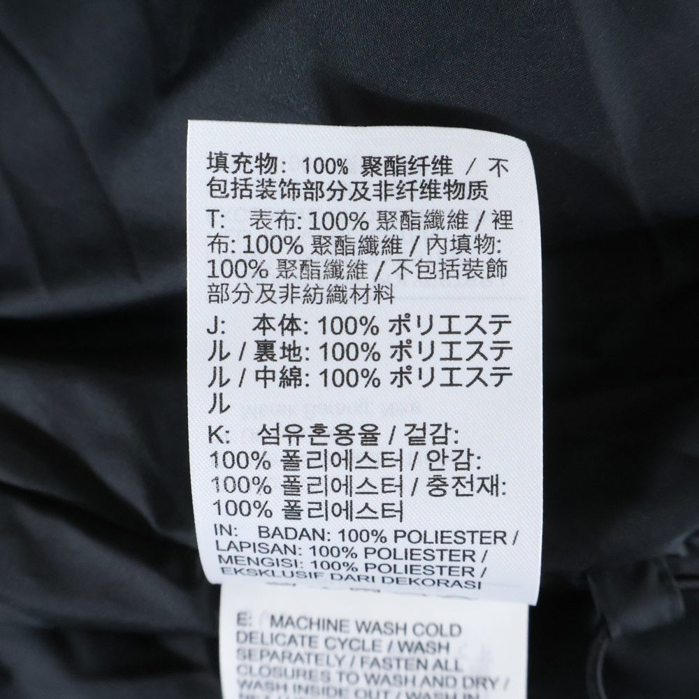 NIKE(ナイキ) THERMA-FIT BRK PUFFER JKT フロントロゴ刺繍 フーデッド 中綿ジャケット ブラック HV0532-010