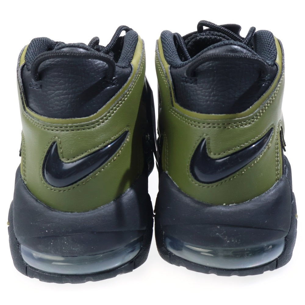 NIKE(ナイキ) AIR MORE UPTEMPO 96 Rough Green エアモアアップテンポ ラフグリーン ハイカットスニーカーシューズ カーキ/ブラック US9/27cm DH8011-001