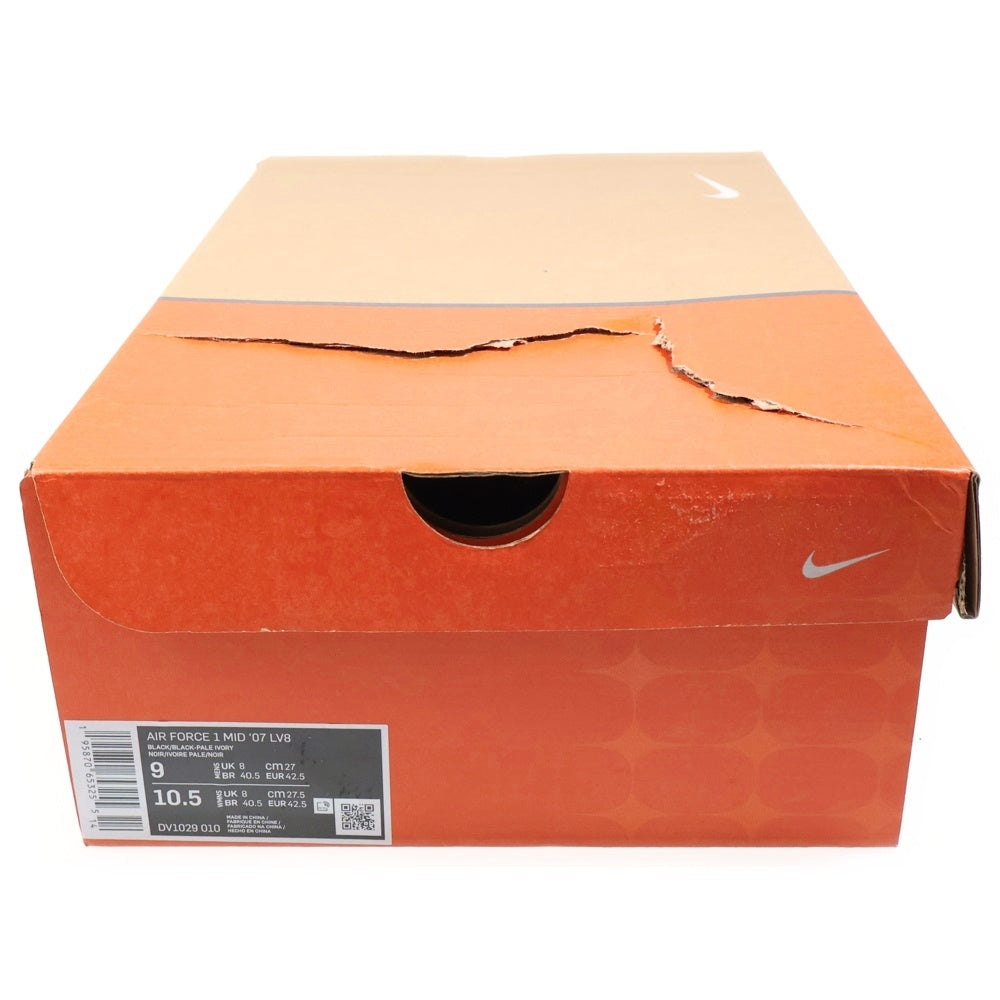 NIKE(ナイキ) AIR FORCE 1 MID LX OUR FORCE 1 エアフォース1 LX フォース1 ミッドカットスニーカー ブラック US9/27.0cm DV1029-010