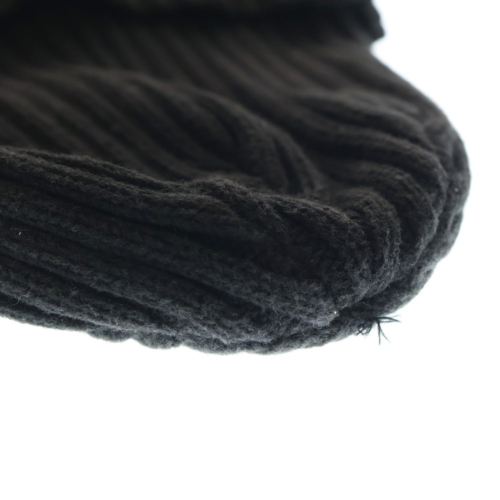 SUPREME(シュプリーム) 20AW Wide Rib Beanie ワイドリブ アクリルニット スモールボックスロゴ ビーニー ニット帽 帽子 ブラック