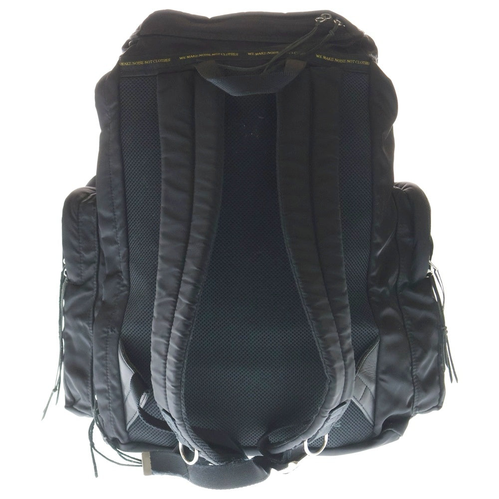 UNDERCOVER(アンダーカバー) ロゴプレート ナイロンバックパック リュックサック ブラック UCA4B01-01