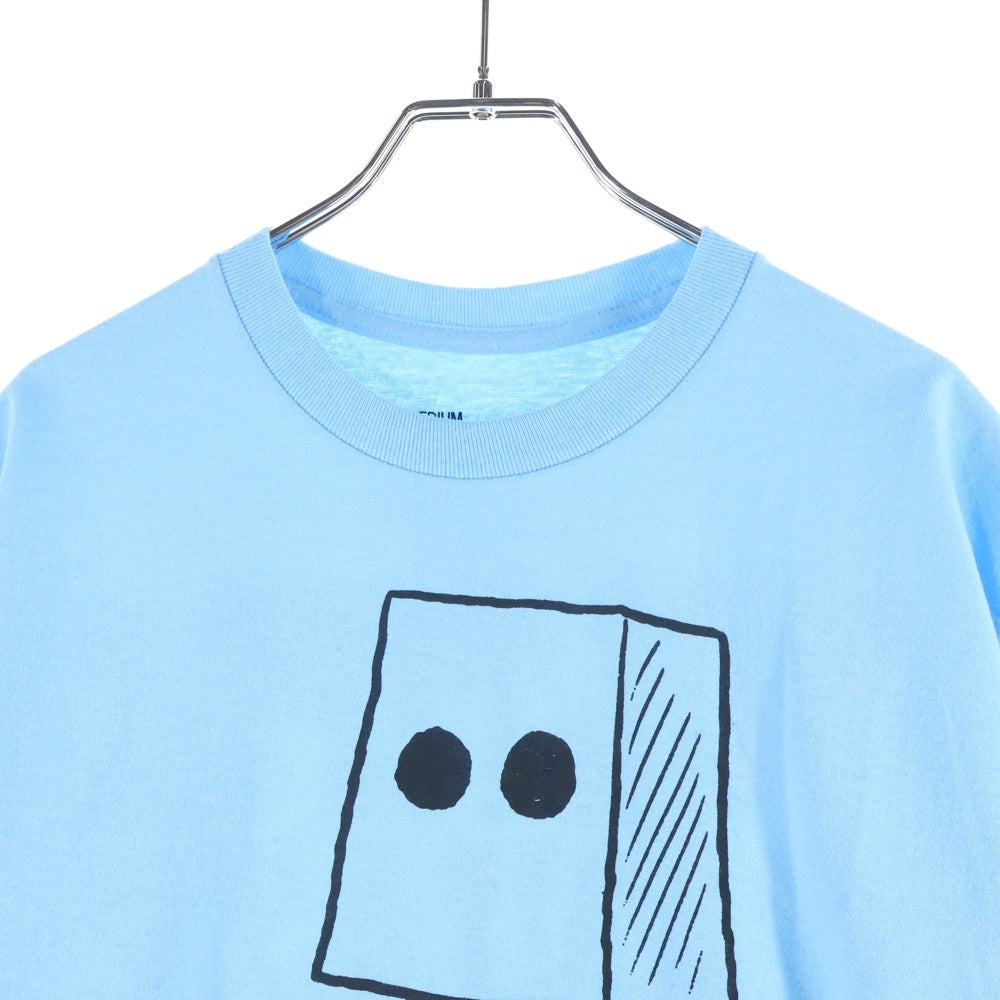 NEXUS7(ネクサスセブン) ×PEANUTS ピーナッツ チャーリーブラウン クルーネック半袖Tシャツ カットソー ブルー RGS-NGS-T0B