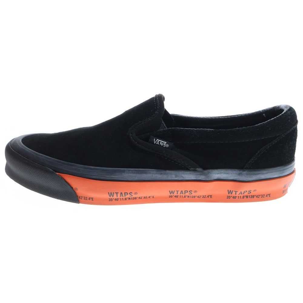 WTAPS(ダブルタップス) ×OG CLASSIC SLIP-ON LX バンズ クラシック スリッポン スウェードローカットスニーカー ブラック US8.5/26.5cm VN0A45JK20E