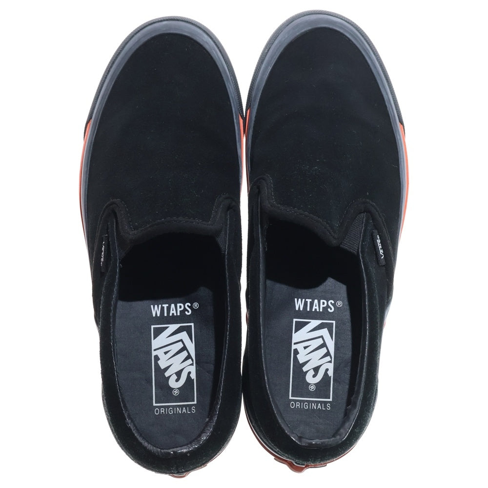 WTAPS(ダブルタップス) ×OG CLASSIC SLIP-ON LX バンズ クラシック スリッポン スウェードローカットスニーカー ブラック US8.5/26.5cm VN0A45JK20E