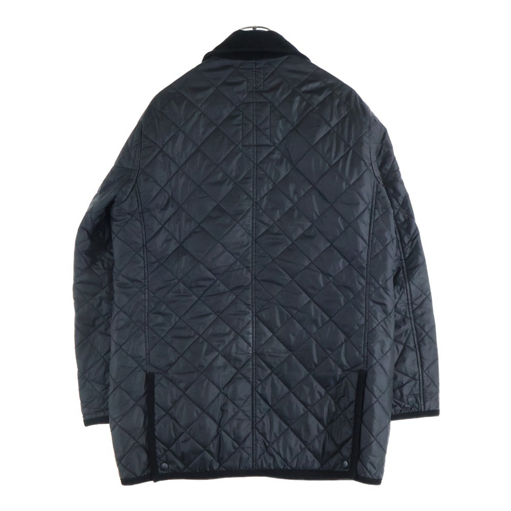 SHIPS(シップス) Quilted Jacket カシミヤ混 キルティングジャケット ブラック 801-45-0029