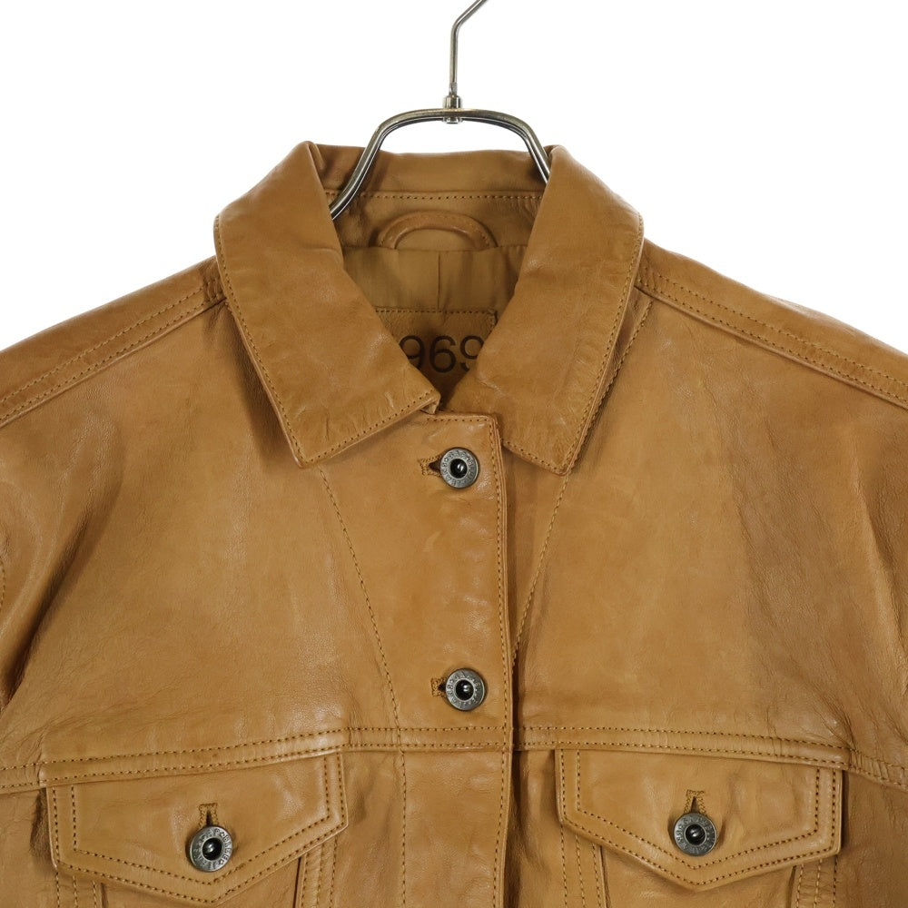 GAP(ギャップ) 1969 レザー トラッカー ジャケット ブラウン