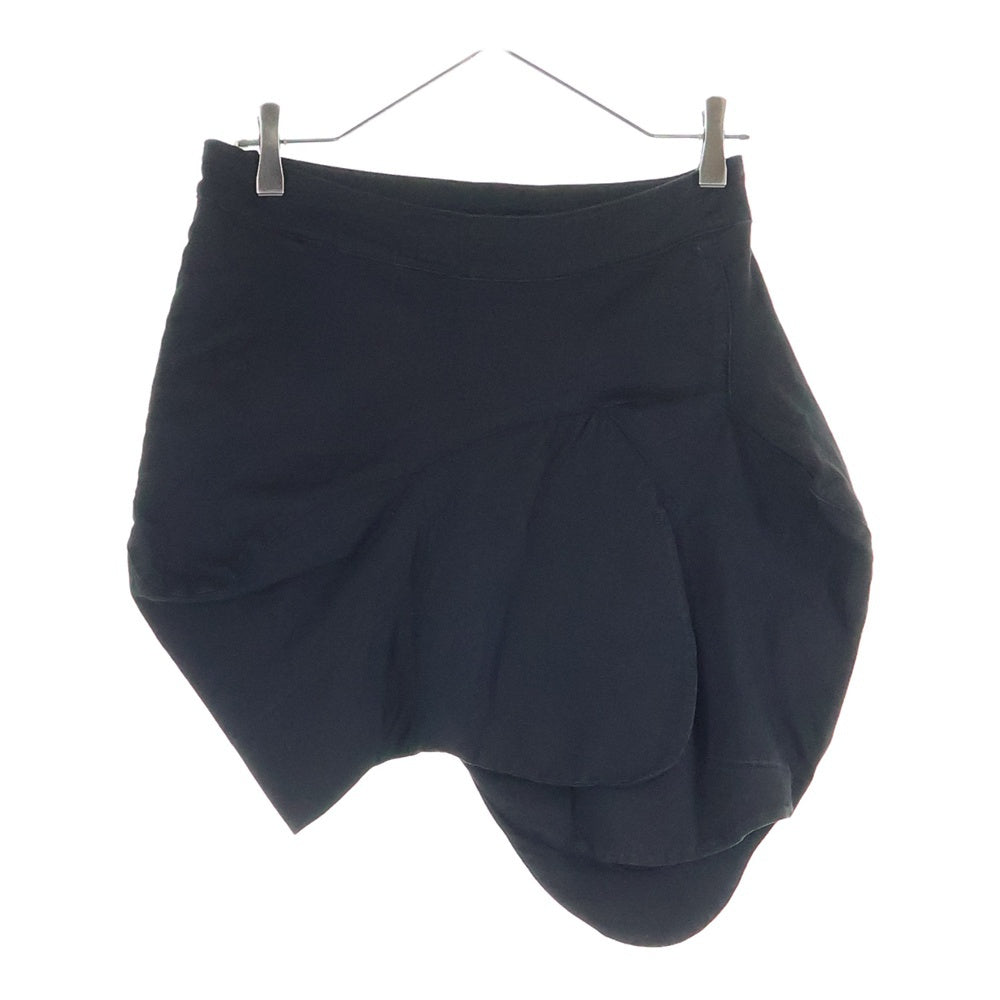 Vivienne Westwood Anglomania(ヴィヴィアンウエストウッドアングロマニア) × Lee リー ハートエンブロイダリー 変形 スカート ブラック レディース