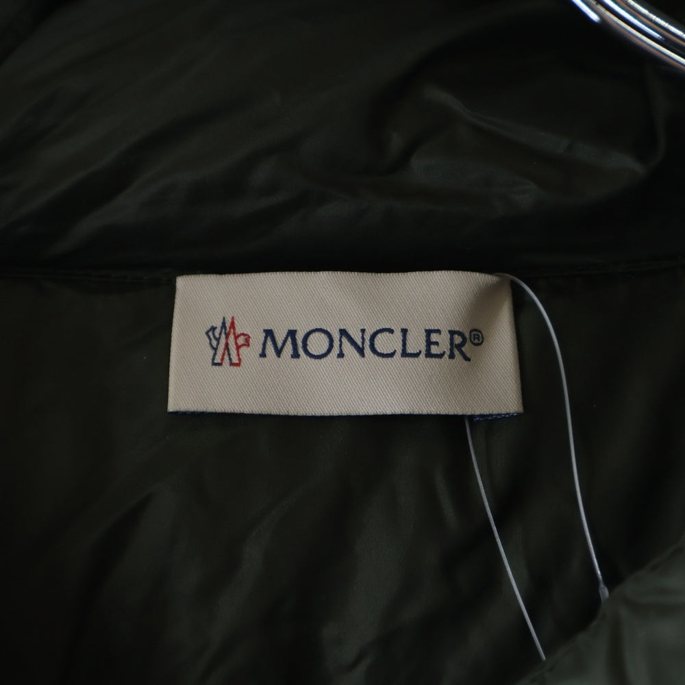 MONCLER(モンクレール) 22AW CARDIGAN TRICOT ニット切り替え ナイロン フーデッド ダウンジャケット カーキ レディース H20939B00009