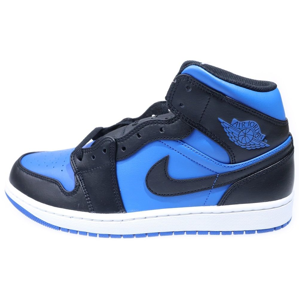 NIKE(ナイキ) AIR JORDAN 1 MID エア ジョーダン 1 ミッドカットスニーカー ブルー/ブラック US10/28cm DQ8426-042