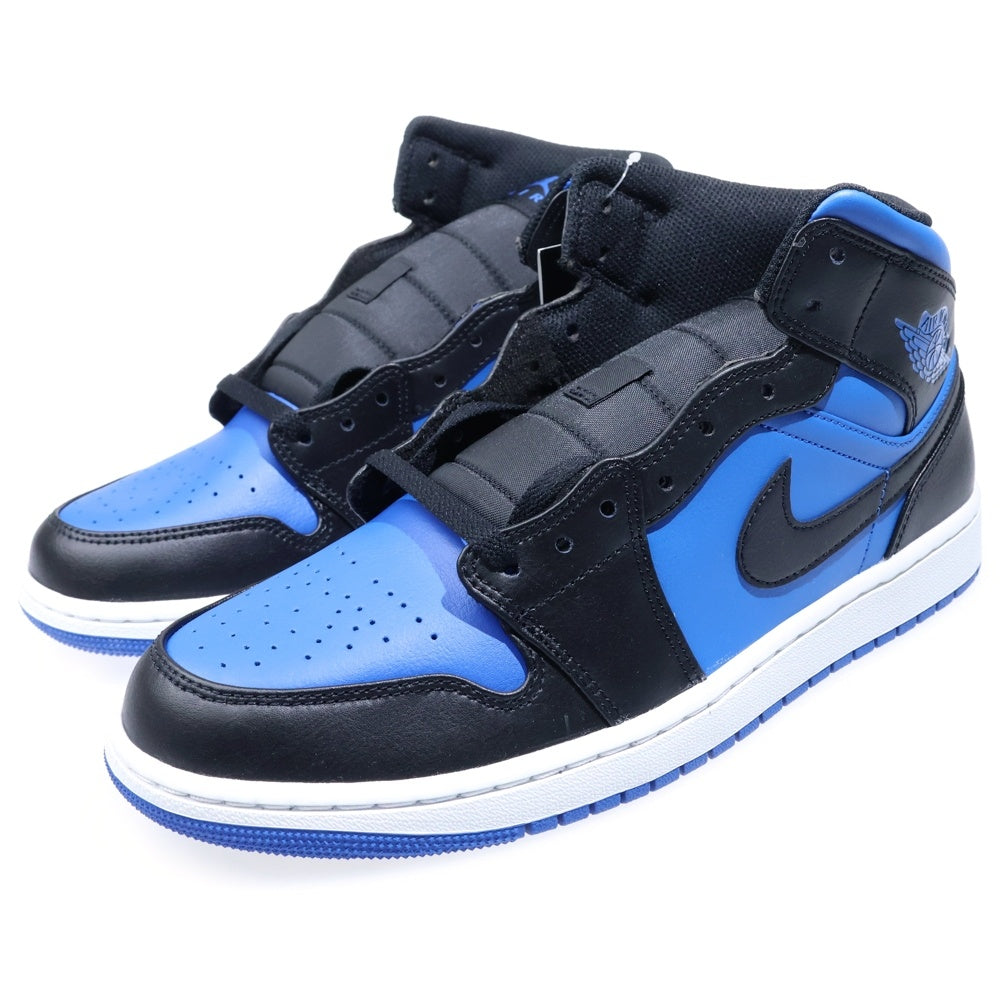 NIKE(ナイキ) AIR JORDAN 1 MID エア ジョーダン 1 ミッドカットスニーカー ブルー/ブラック US10/28cm DQ8426-042