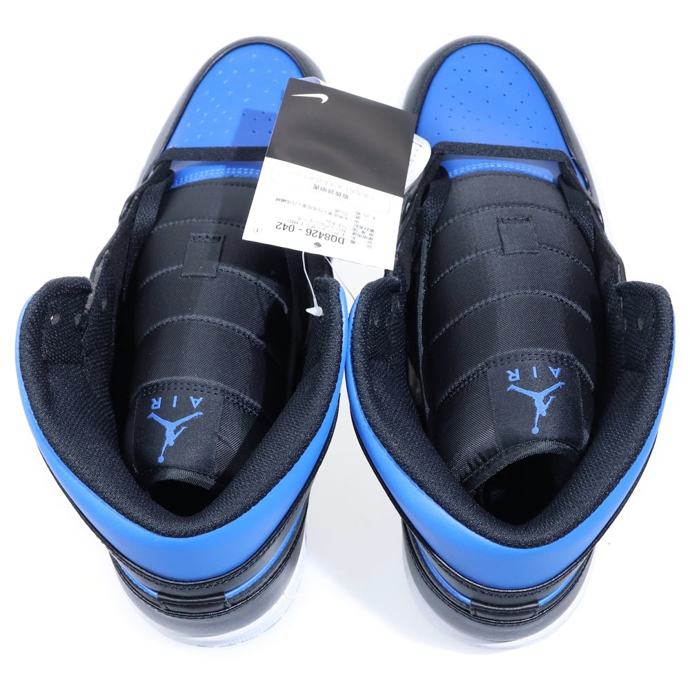 NIKE(ナイキ) AIR JORDAN 1 MID エア ジョーダン 1 ミッドカットスニーカー ブルー/ブラック US10/28cm DQ8426-042