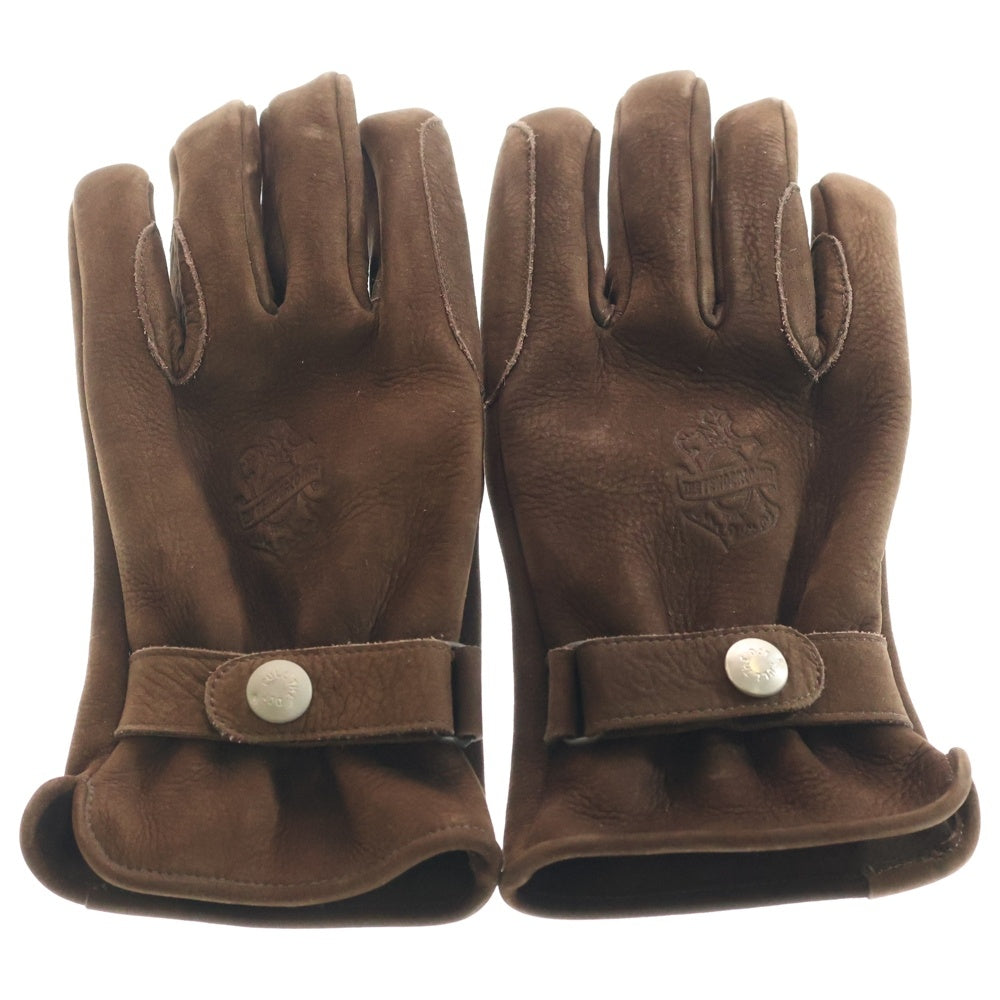 TENDERLOIN(テンダーロイン) ヌバックレザー スナップボタン グローブ