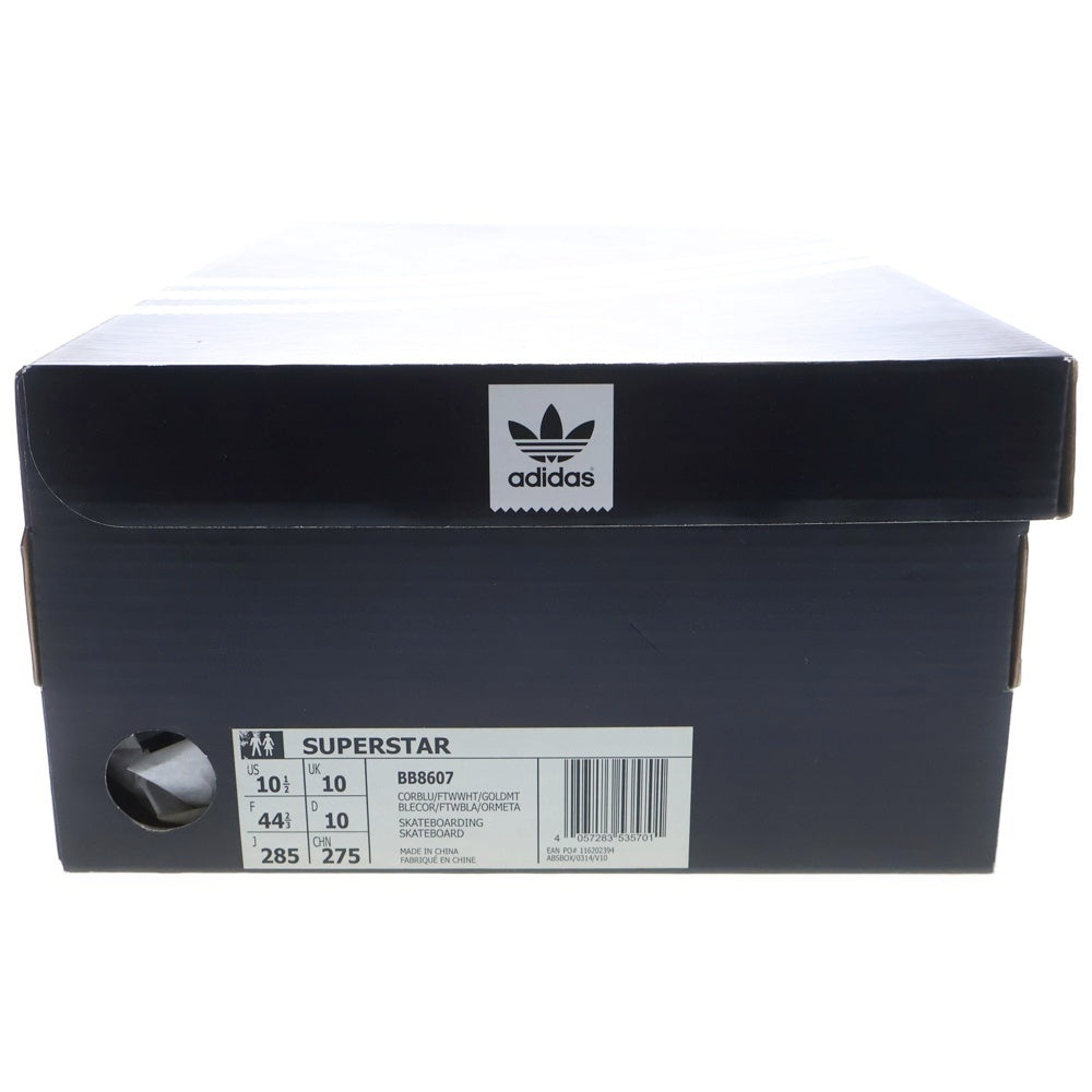adidas(アディダス) SUPERSTAR スーパースター レザー ローカットスニーカー ブルー US10.5/28.5cm BB8607