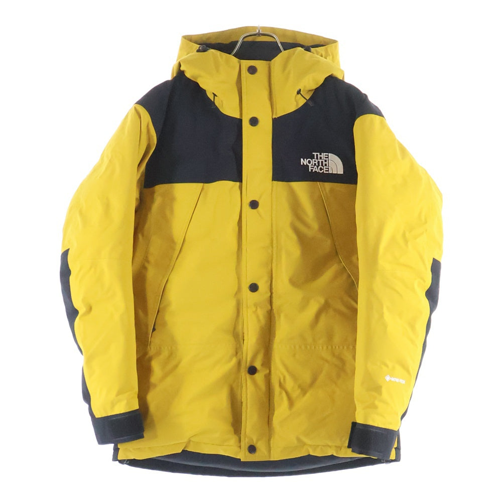 THE NORTH FACE(ザノースフェイス) MOUNTAIN DOWN JACKET GORE-TEX マウンテン ゴアテックス フーデッド ダウンジャケット イエロー ND91930