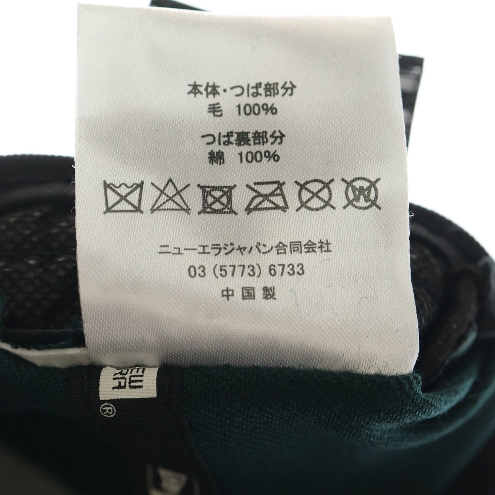 NEW ERA(ニューエラ) 9FORTY ナンバリングパイルパッチ 5パネル ベースボールキャップ 帽子 グリーン